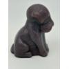 Image 2 : Adorable Degenhart Vintage Glass Dog Figurine -Orchid