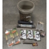 Image 1 : Camo 5 Gallon Bucket, New Ropes, Cords, Clips And Nail Pegs