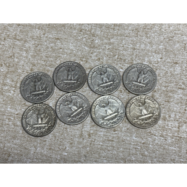 90% Silver U.S. Quarters - FV $2.00 - Various Years