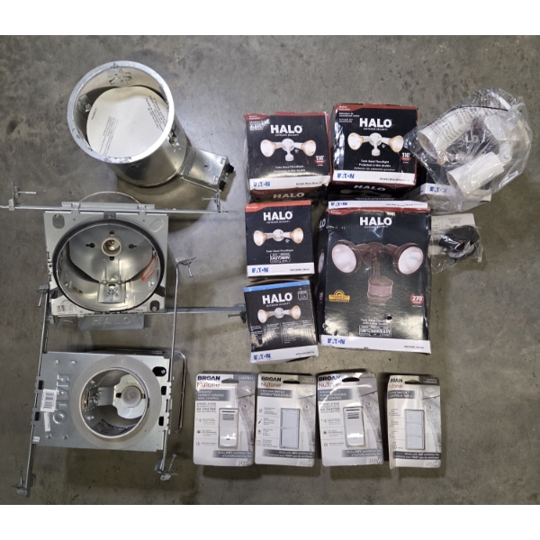 All Brand New Halo Fixtures & Switches 