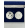 Image 2 : 1889 Morgan Dollar Tribute Display - 1oz.999 Silver Round & 1 Clad