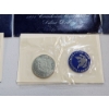 Image 6 : (3) Uncirculated Eisenhower "Blue Pack" Silver Dollars Years: 1974, 1971, 1972