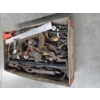 Image 1 : Vintage Wooden Box With Vintage Tool Collection 