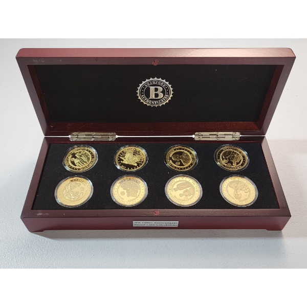 The Bradford Exchange Mint JFK 100th Anniversary Proof Coin Collection - Set of 8 Coins
