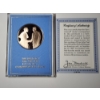 Image 1 : The Franklin Mint "The President And The Pope" Eyewitness Solid Bronze Medal w/ Display & COA