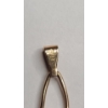 Image 3 : 10K Yellow Gold Pendant/Stud Back Earring & 10K White Gold Stud Back Earring -Total Weight: 0.9g