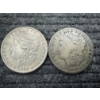Image 1 : 1902-S & 1900-P Morgan Silver Dollars