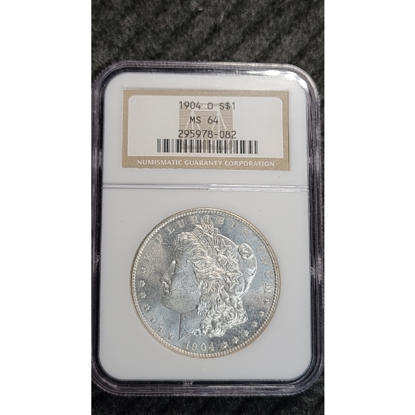 1904-O NGC MS 64 Morgan Silver Dollar