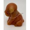 Image 3 : Adorable Degenhart Vintage Glass Dog Figurine -Tangerine