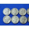 Image 2 : x10 Assorted Years Jefferson Wartime Nickels FV: $0.50