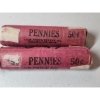 Image 2 : 2 Rolls of 1964-P Uncirculated Lincoln Memorial Pennies FV: $1.00