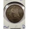 Image 2 : 1853 United States Seated Liberty Quarter Dollar - Incredible Coin - Guaranteed Authentic