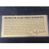 Image 2 : Willy Wonka Golden Ticket In Protective Holder - Mint Condition