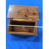 Image 7 : 10''x5.5'' Vintage Wooden Jewelry Box With Great Collection Of Costume Pieces Including, Bracelets, 