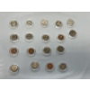 Image 2 :  Lot Of 18 Coins In Case Holders - Great Condition