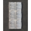 Image 1 : 6 - Valcambi Fine Silver 999.0 Bars Weighing 1 Gram Each ~ 6 TOTAL GRAMS .999 FINE SILVER