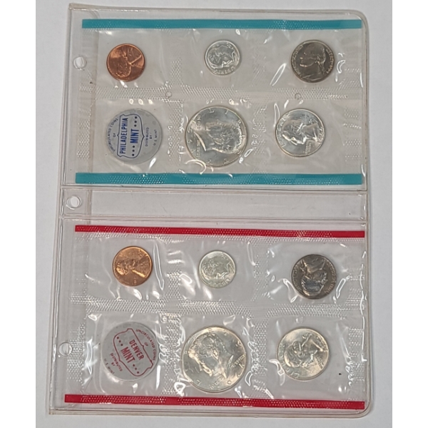 1964-P/1964-D Silver Uncirculated Coin Sets