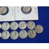 Image 10 : x15 1945 Silver Mercury Dimes FV: $1.50
