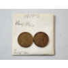 Image 1 : Two United States 1919-S Lincoln Wheat Cents
