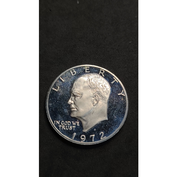 1972-S 40% Silver Eisenhower Dollar