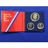 Image 1 : 1776-1976 Bicentennial Silver 3 Coin Proof Set in Book