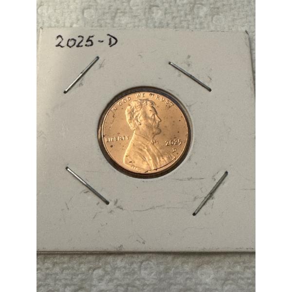 Rare United States 2025-D Lincoln Penny - The Last Penny - High Grade Coin