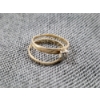 Image 3 : Two 10K Gold Rings With One Ft. Small Clear Stone ~ Total Weight 2.1 Grams