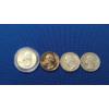 Image 1 : (4) Assorted Years 1942, 1955, 1964 x2 Washington Head 90% Silver Quarters - Face Value: $1.00