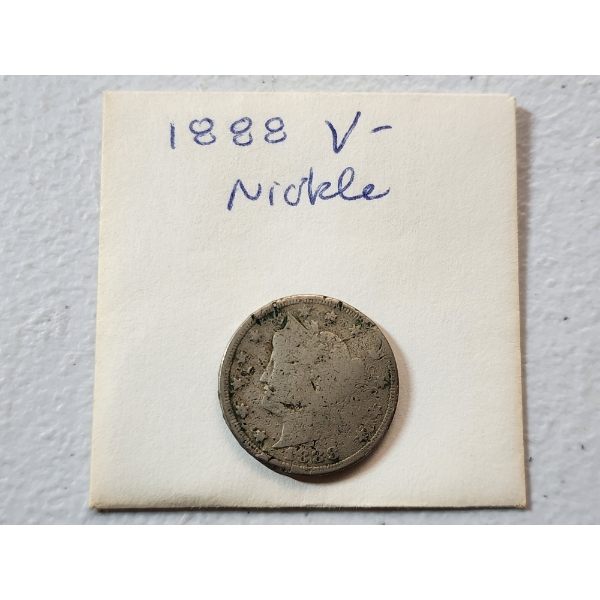 BETTER DATE 1888 Liberty Head "V" Nickel