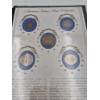 Image 4 : U. S. COLLECTOR COIN SET -  "AMERICAN INDIAN HEAD 5 COIN COLLECTION" - IN FOLDER - SEE PICS & DESC