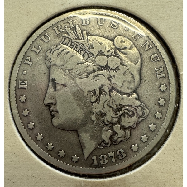 1878-CC United States 90% Morgan Silver Dollar- Incredible Condition. 
