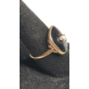 Image 3 : 10K Gold Black Onyx With Pearl Center Ring - Size 7 - Weight: 2.6g