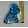 Image 10 : Adorable Degenhart Vintage Uranium Glass Dog Figurine -Sapphire Dark