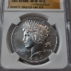 Image 2 : NCG X Mint State 9.9 2024 United States 2024 .999 Fine Silver Peace Dollar "Don't Tread on Me"