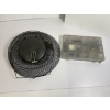 Image 1 : Collapsible Floating Wire Fishing Basket & Box of Fishing Hooks 