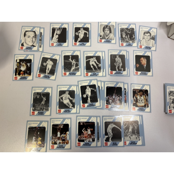 2 Boxes of Sports Trading Cards - Basketball - Football - Charles Haley - Pat Harlow - Ken Powell