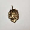 Image 2 : Art Nouveau Style Vintage 14K Yellow Gold Pendant - TW: 7.9g