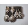Image 1 : Western-Style Sterling Silver Dangle Earrings - TW: 17.6g