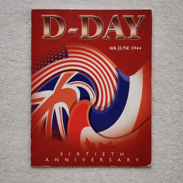 D-Day 60th Anniversary Display Ft. 2004 Cook Islands D-Day Memorial Coin Silver CLAD Dollar