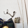 Image 3 : Lot of Various Vintage Gold-Filled Pieces: Bowtie "B" Pendant/Locket, Pins, Chains