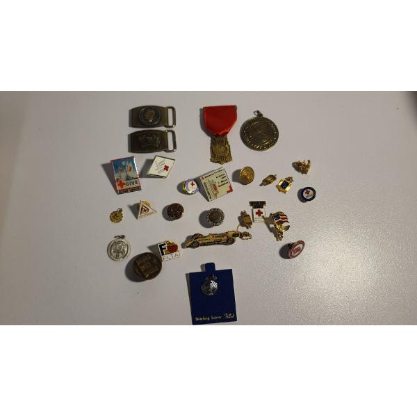 Assorted Pins & Medals