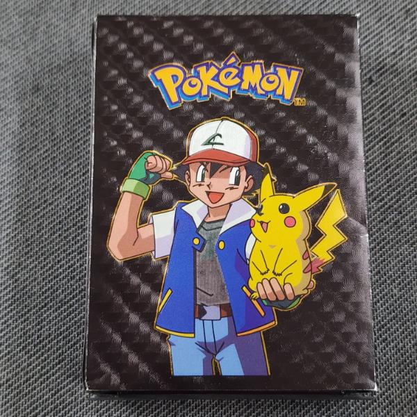 BOX FULL OF BLACK FOIL POKEMON TRADING CARDS ~ UNIQUE & FAN MADE ARTS!