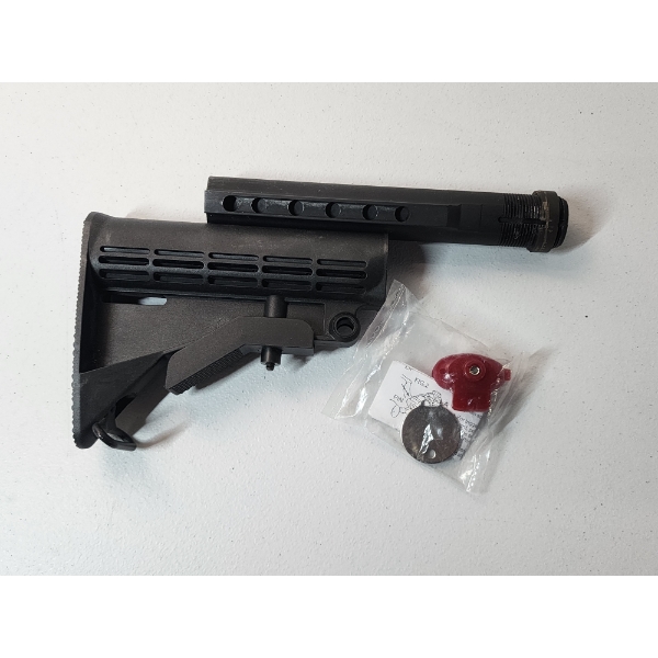 Buttstock, Buffer Tube, & Gun Lock