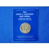 Image 1 : Double Dated 1960-1985 Kennedy Half Dollar, 24K Gold-Plated Commemorative 