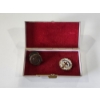 Image 1 : Two Collectible Pins in a Gold-Tone Case