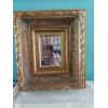 Image 3 : 18" x 15" Framed Gilt Wall Mirror - Nice