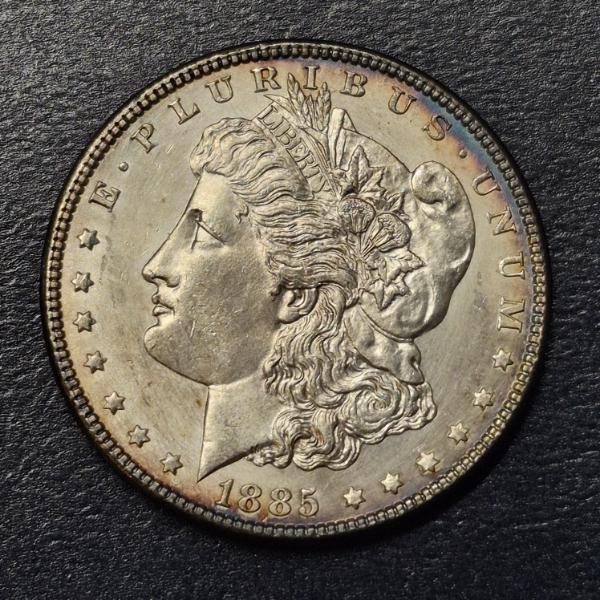 1885 P Morgan Silver Dollar BU Condition