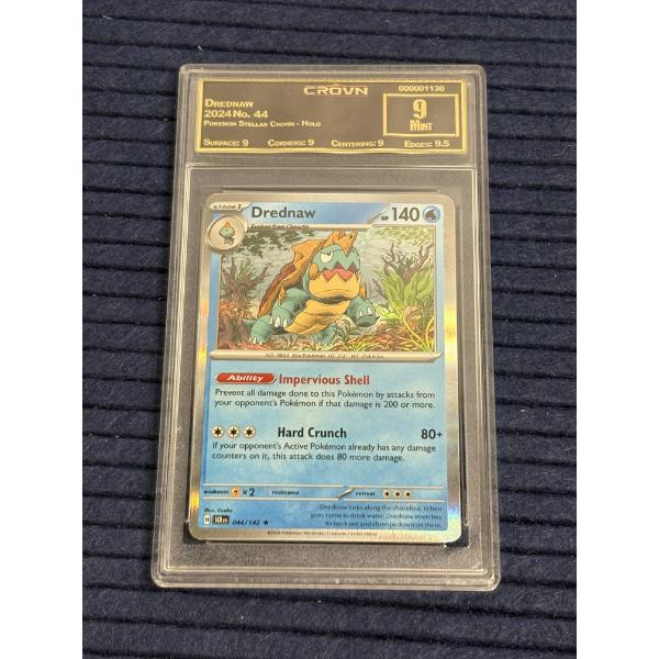 2024 Graded Drednaw Pokémon card from the 2024 Stellar Crown expansion