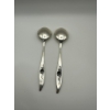 Image 2 : Oneida Heirloom Sterling Silver Spoons - 82.9 Grams
