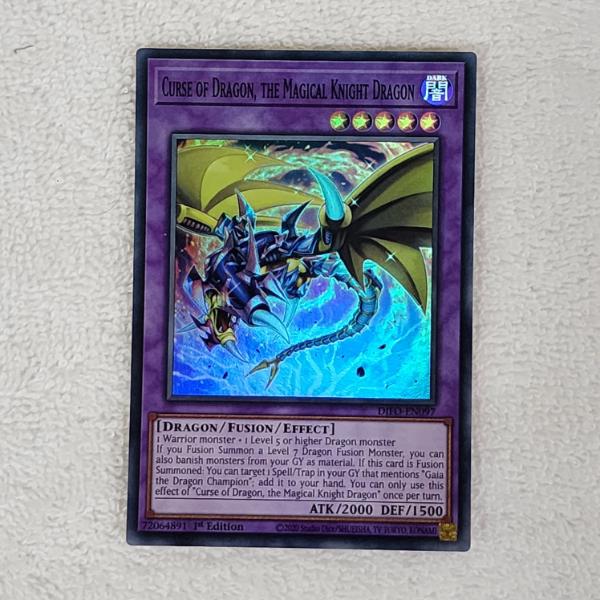 Curse of Dragon, The Magical Knight Dragon DIFO-EN097 Holo Yu-Gi-Oh Trading Card